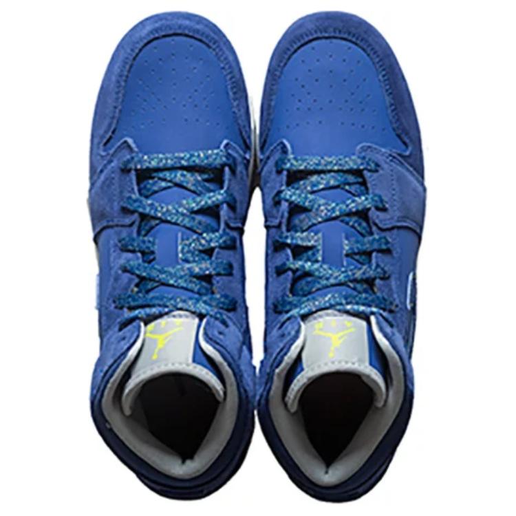 (GS) Jordan 1 Retro Mid GG 'Deep Royal Blue' 圖 5