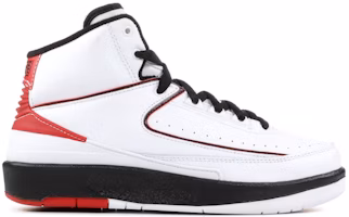 (Grade School) Air Jordan 2 Retro 'White Varsity Red' 2010 395718-101 (Grade School) Air Jordan 2 Retro 'White Varsity Red' 2010 395718-101