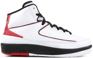 (Grade School) Air Jordan 2 Retro 'White Varsity Red' 2010 395718-101 (Grade School) Air Jordan 2 Retro 'White Varsity Red' 2010 395718-101