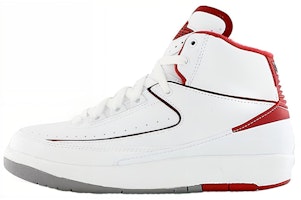 (Grade School) Air Jordan 2 Retro BG 'White Varsity' 395718-102 (Grade School) Air Jordan 2 Retro BG 'White Varsity' 395718-102