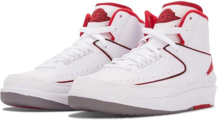 (Grade School) Air Jordan 2 Retro BG 'Putih Varsity' 395718-102 Lookbook (Grade School) Air Jordan 2 Retro BG 'Putih Varsity' 395718-102