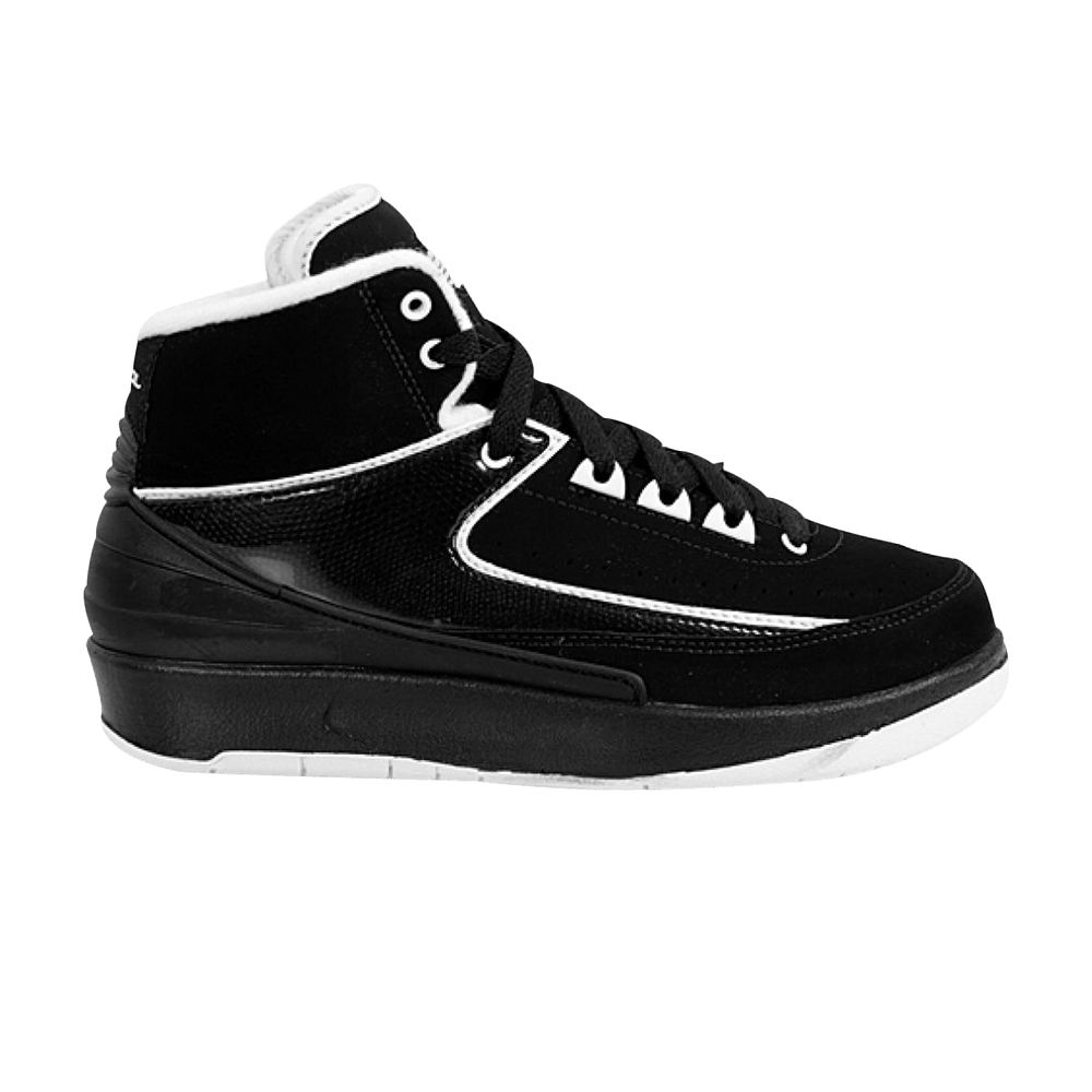 (Grade School) Air Jordan 2 Retro QF 'Black White' 395718-001
