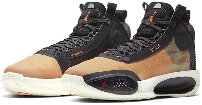 (초등학생) 에어 조던 34 '앰버 라이즈' BQ3384-800 Lookbook (초등학생) 에어 조던 34 '앰버 라이즈' BQ3384-800