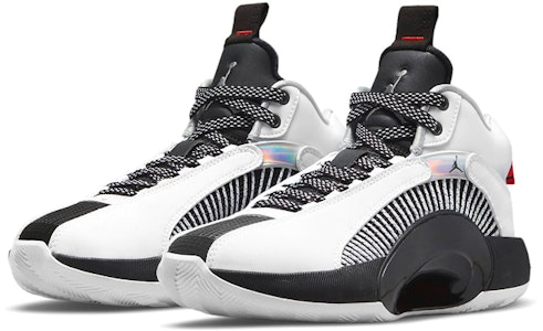 (Sekolah Dasar) Air Jordan 35 'Putih Hitam' CQ9433-101 Lookbook (Sekolah Dasar) Air Jordan 35 'Putih Hitam' CQ9433-101