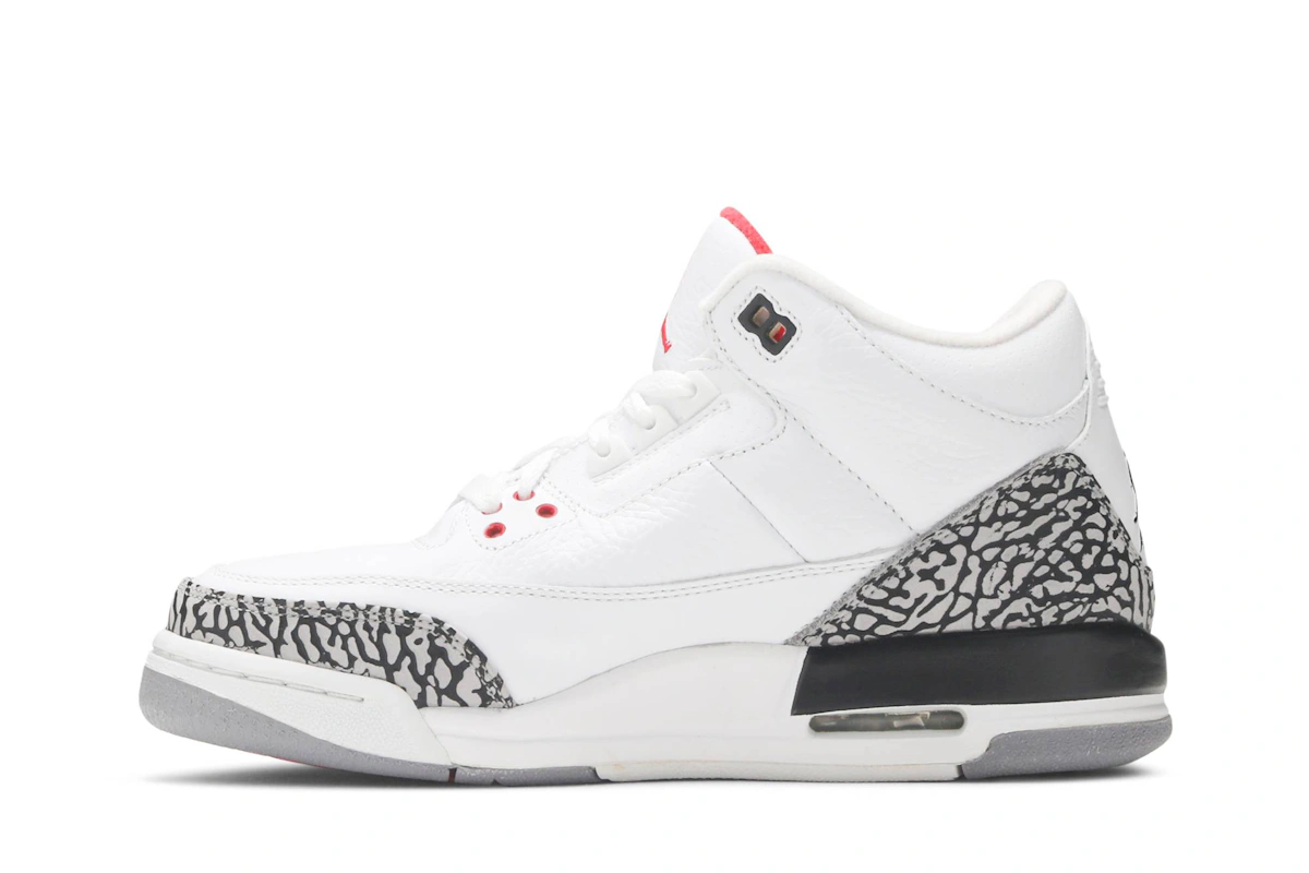 (Grade School) Air Jordan 3 Retro 2011 'White Cement' 398614-105