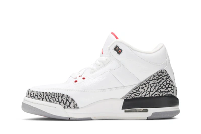 (Grade School) Air Jordan 3 Retro 2011 'White Cement' 398614-105