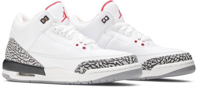 (Kanak-Kanak) Air Jordan 3 Retro 2011 'White Cement' Putih Simen 398614-105 Cheap (Kanak-Kanak) Air Jordan 3 Retro 2011 'White Cement' Putih Simen 398614-105