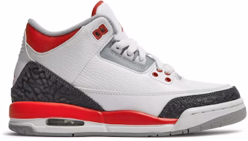 (Grade School) Air Jordan 3 Retro 2013 'Fire Red' 398614-120 (Grade School) Air Jordan 3 Retro 2013 'Fire Red' 398614-120