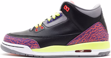 (Grade School) Air Jordan 3 Retro 'Black Atomic Red' 441140-039