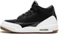 (Kanak-Kanak) Air Jordan 3 Retro 'Hitam Putih' 441140-022