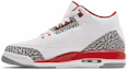 Lookbook (Kanak-Kanak) Air Jordan 3 Retro 'Cardinal Red' 398614-126