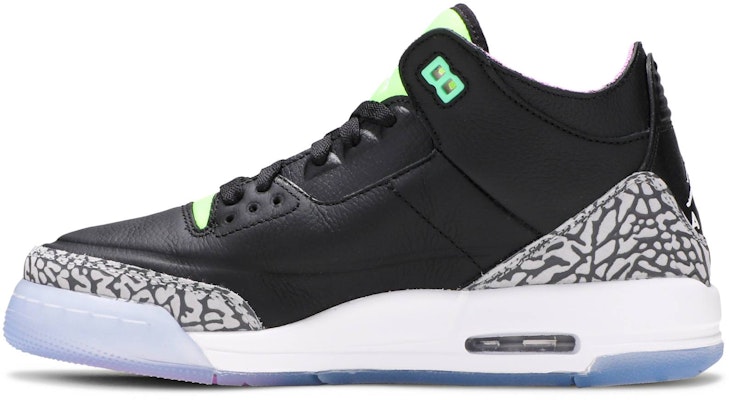(Sekolah Rendah) Air Jordan 3 Retro 'Electric Green' DA2304-003 Lookbook (Sekolah Rendah) Air Jordan 3 Retro 'Electric Green' DA2304-003