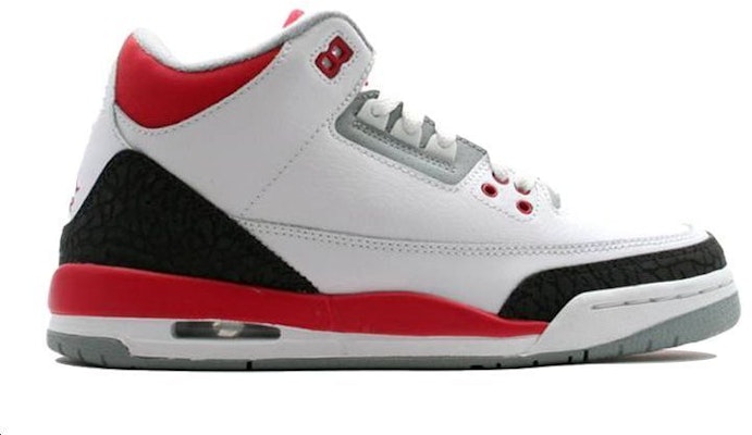 (Kanak-Kanak Sekolah) Air Jordan 3 Retro 'Fire Red' 2007 834014-161 Order (Kanak-Kanak Sekolah) Air Jordan 3 Retro 'Fire Red' 2007 834014-161