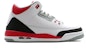 (Kanak-Kanak Sekolah) Air Jordan 3 Retro 'Fire Red' 2007 834014-161