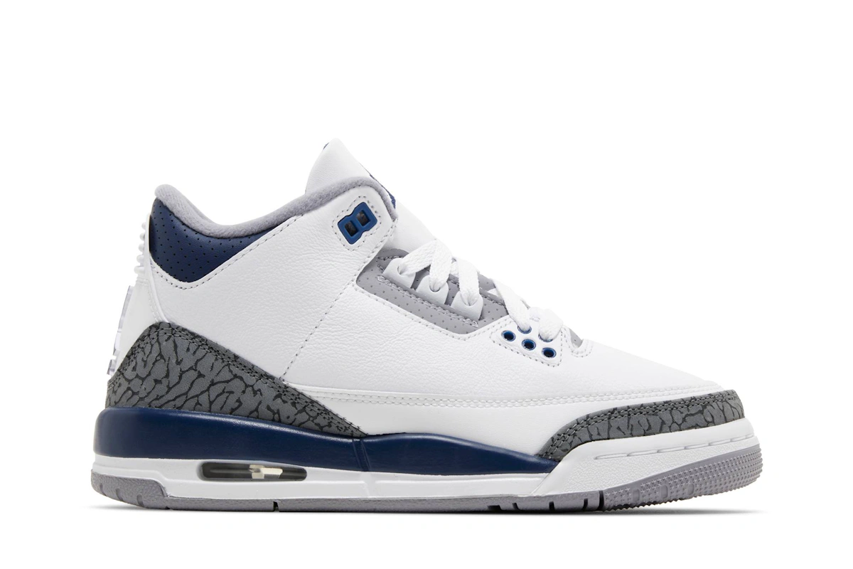 (Grade School) Air Jordan 3 Retro 'Midnight Navy' DM0967-140