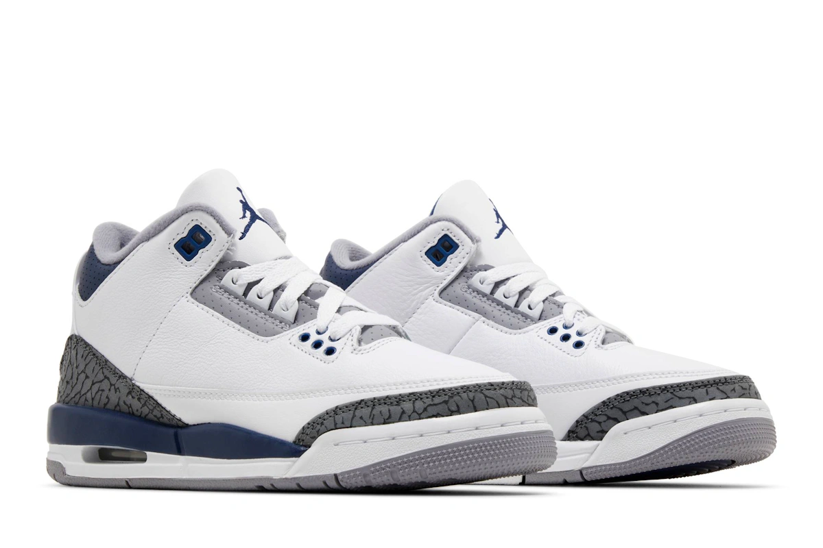 (Grade School) Air Jordan 3 Retro 'Midnight Navy' DM0967-140