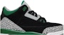 (Kanak-Kanak) Air Jordan 3 Retro 'Pine Green' 398614-030