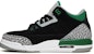 (Kanak-Kanak) Air Jordan 3 Retro 'Pine Green' 398614-030