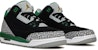 (Kanak-Kanak) Air Jordan 3 Retro 'Pine Green' 398614-030