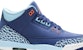 (Kanak-Kanak) Air Jordan 3 Retro 'Purple Dust' 441140-506