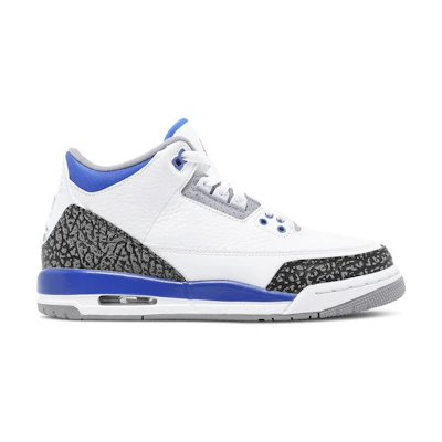 (GS) Jordan 3 Retro 'Racer Blue'