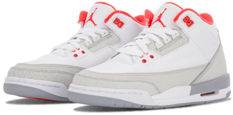 에어 조던 3 레트로 '화이트' (GS) 441140-101 Lookbook 에어 조던 3 레트로 '화이트' (GS) 441140-101