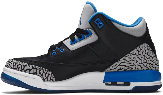 (Kanak-Kanak) Air Jordan 3 Retro BG 'Sport Blue' 398614-007 Lookbook (Kanak-Kanak) Air Jordan 3 Retro BG 'Sport Blue' 398614-007