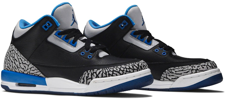 (Kanak-Kanak) Air Jordan 3 Retro BG 'Sport Blue' 398614-007 Cheap (Kanak-Kanak) Air Jordan 3 Retro BG 'Sport Blue' 398614-007