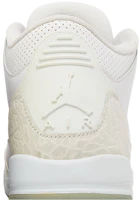 Sizing Air Jordan 3 Retro BG 'Triple White' Anak Sekolah 398614-111