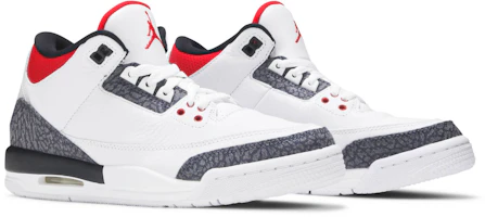 Cheap (兒童款)Air Jordan 3 Retro Denim SE 'Fire Red' CZ6634-100