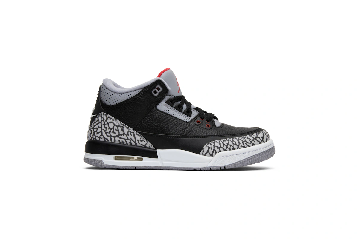 (Grade School) Air Jordan 3 Retro OG 'Black Cement' 2018 854261-001