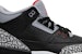 (Kanak-Kanak) Air Jordan 3 Retro OG 'Black Cement' 2018 854261-001