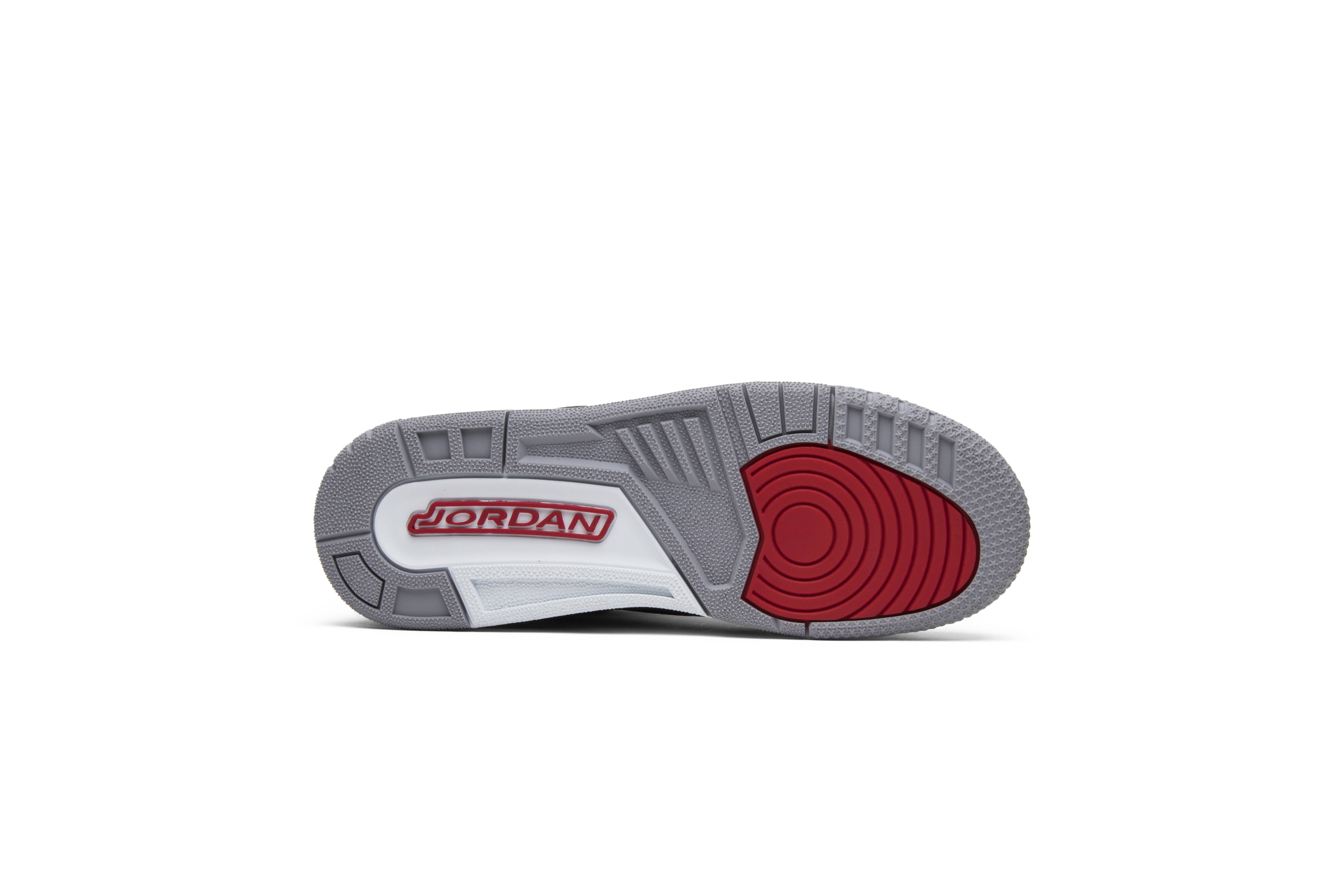 (Grade School) Air Jordan 3 Retro OG 'Black Cement' 2018 854261-001 - Image 4