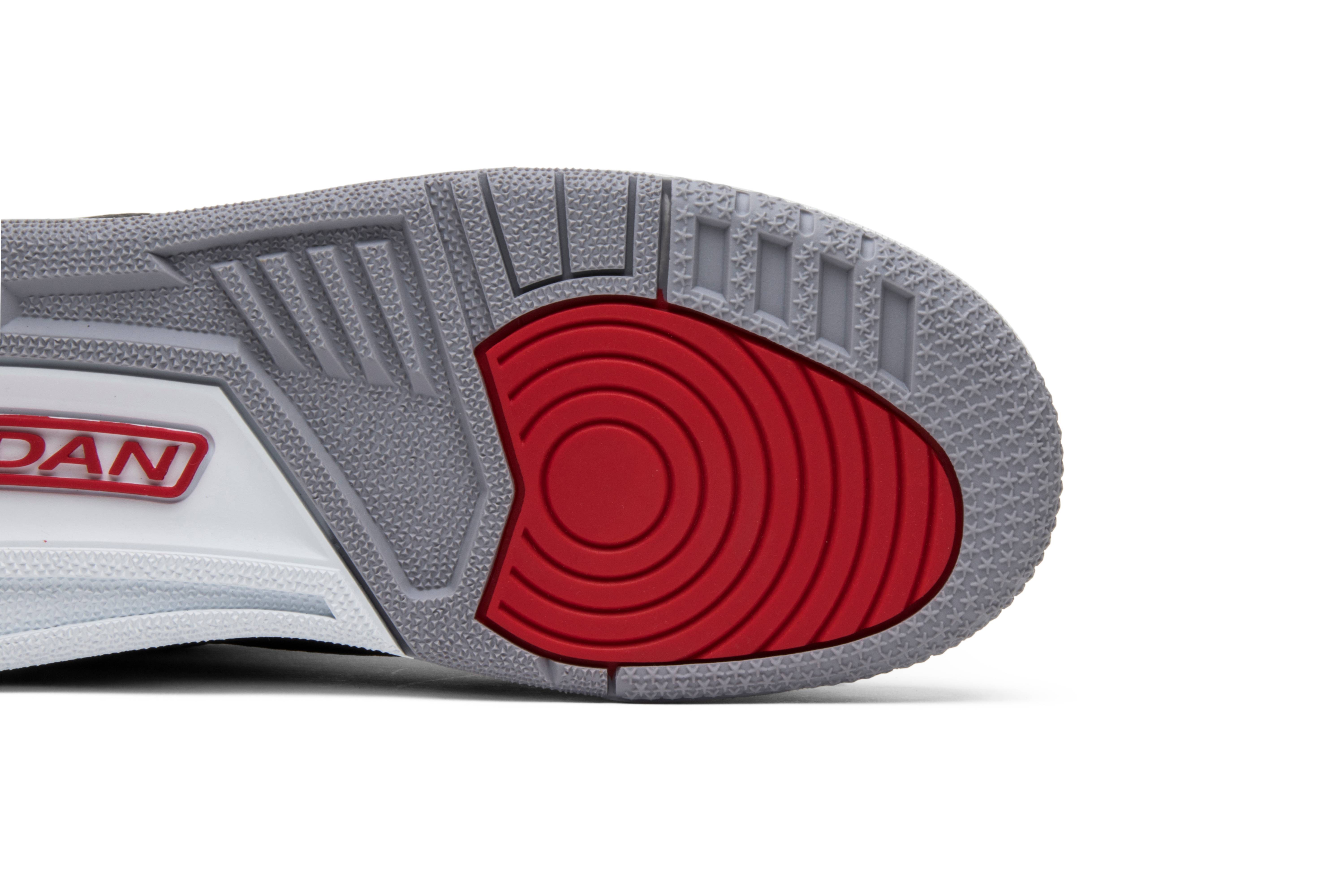 (Grade School) Air Jordan 3 Retro OG 'Black Cement' 2018 854261-001 - Image 5
