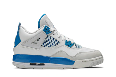 (Grade School) Air Jordan 4 Retro 2012 'Military Blue' 408452-105