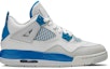 Buy (초등학생) 에어 조던 4 레트로 '밀리터리 블루' (2012) 408452-105