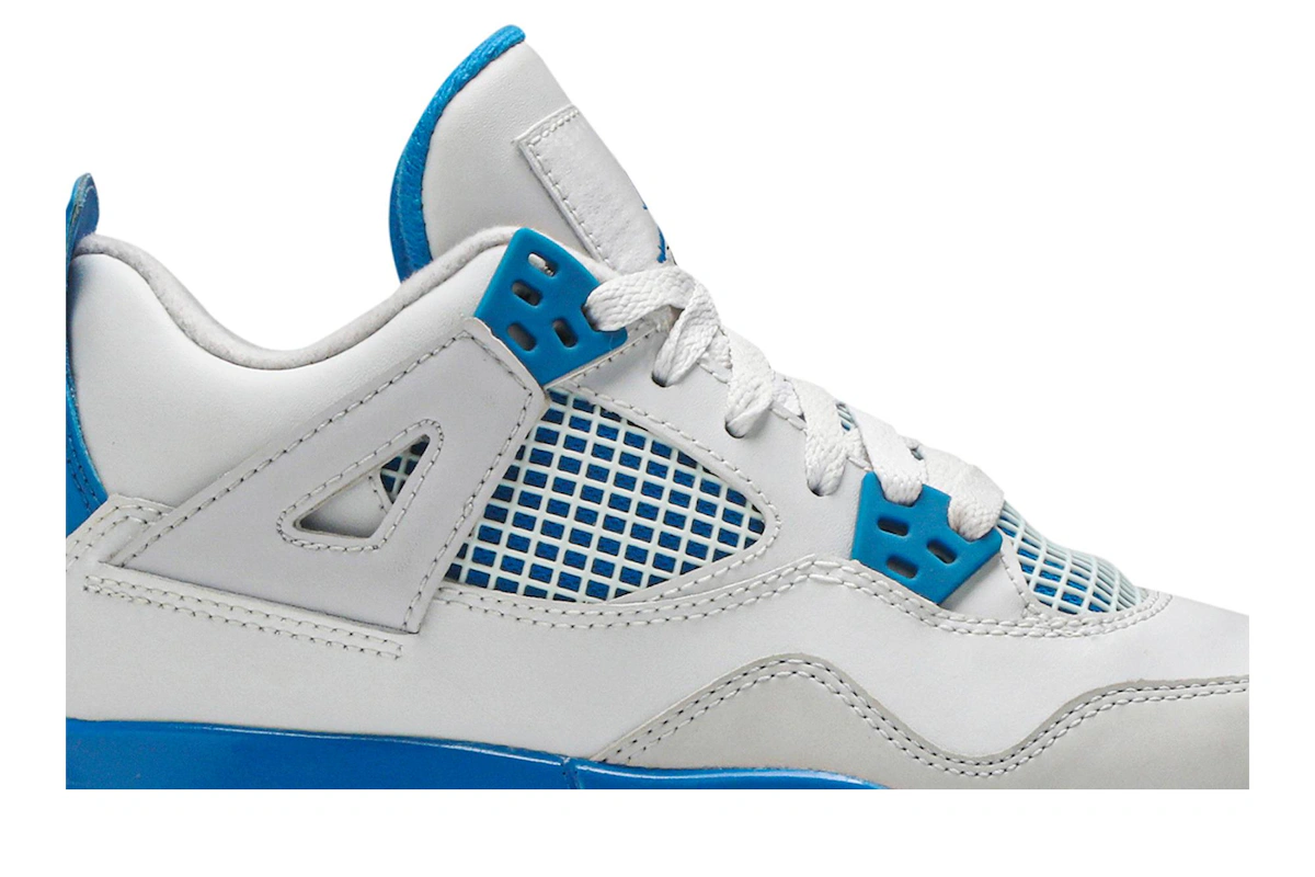 (Grade School) Air Jordan 4 Retro 2012 'Military Blue' 408452-105