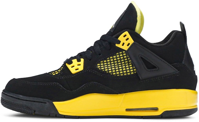 (Akad Sekolah) Air Jordan 4 Retro 2012 'Thunder' 408452-008 Lookbook (Akad Sekolah) Air Jordan 4 Retro 2012 'Thunder' 408452-008