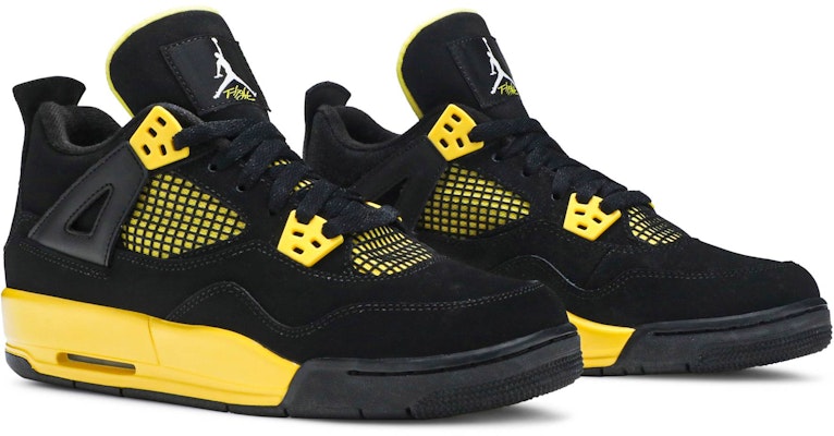 (Akad Sekolah) Air Jordan 4 Retro 2012 'Thunder' 408452-008 Cheap (Akad Sekolah) Air Jordan 4 Retro 2012 'Thunder' 408452-008