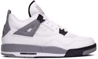 (Grade School) Air Jordan 4 Retro 2012 'White Cement' 408452-103 (Grade School) Air Jordan 4 Retro 2012 'White Cement' 408452-103