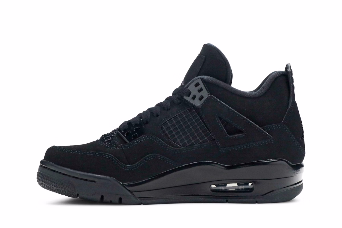 (Grade School) Air Jordan 4 Retro 'Black Cat' 2020 408452-010