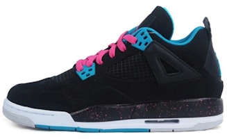 (Grade School) Air Jordan 4 Retro 'Black Vivid Pink' 487724-019 (Grade School) Air Jordan 4 Retro 'Black Vivid Pink' 487724-019