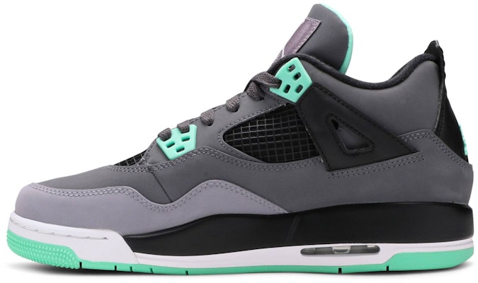 (Grade School) Air Jordan 4 Retro 'Green Glow' 408452-033 Lookbook (Grade School) Air Jordan 4 Retro 'Green Glow' 408452-033
