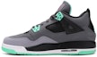 Lookbook (Kanak-Kanak) Air Jordan 4 Retro 'Green Glow' 408452-033