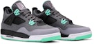 Cheap (Kanak-Kanak) Air Jordan 4 Retro 'Green Glow' 408452-033
