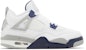 (Kanak-kanak) Air Jordan 4 Retro 'Midnight Navy' 408452-140