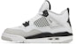 (Kanak-Kanak) Air Jordan 4 Retro 'Military Black' 408452-111
