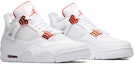 Cheap (小童款) Air Jordan 4 复古 '橙色金属' 408452-118