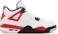 (Kanak-Kanak) Air Jordan 4 Retro 'Red Cement' 408452-161