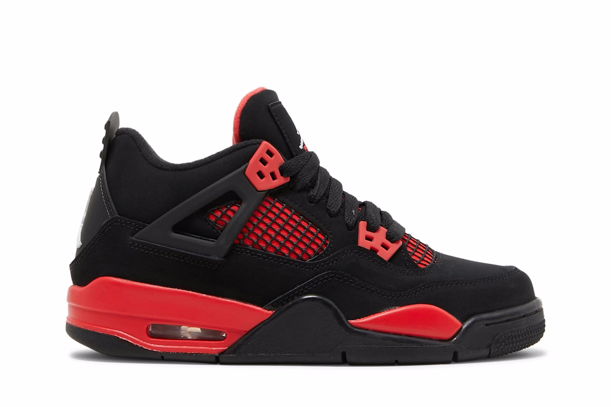 (Grade School) Air Jordan 4 Retro 'Red Thunder' 408452-016